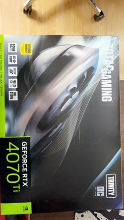 BRAND NEW IN BOX HASNT BEEN TOUCH ZOTAC GAMING TRINITY OC EDITION GEFORCE RTX 4070Ti 12 GB