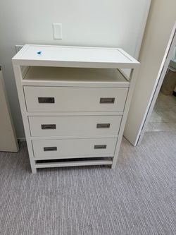 Pottery Barn White Dresser