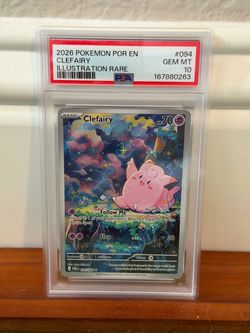 Pokemon Clefairy 094/088 IR PSA 10