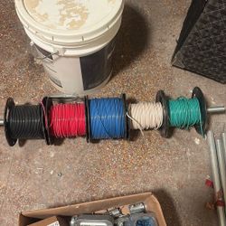 2 10” Gauge and  Three 12” Gauge Wire