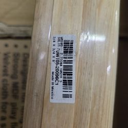 Quarter Round Moulding, 96 in L, 3/4 in W, Pine Wood
