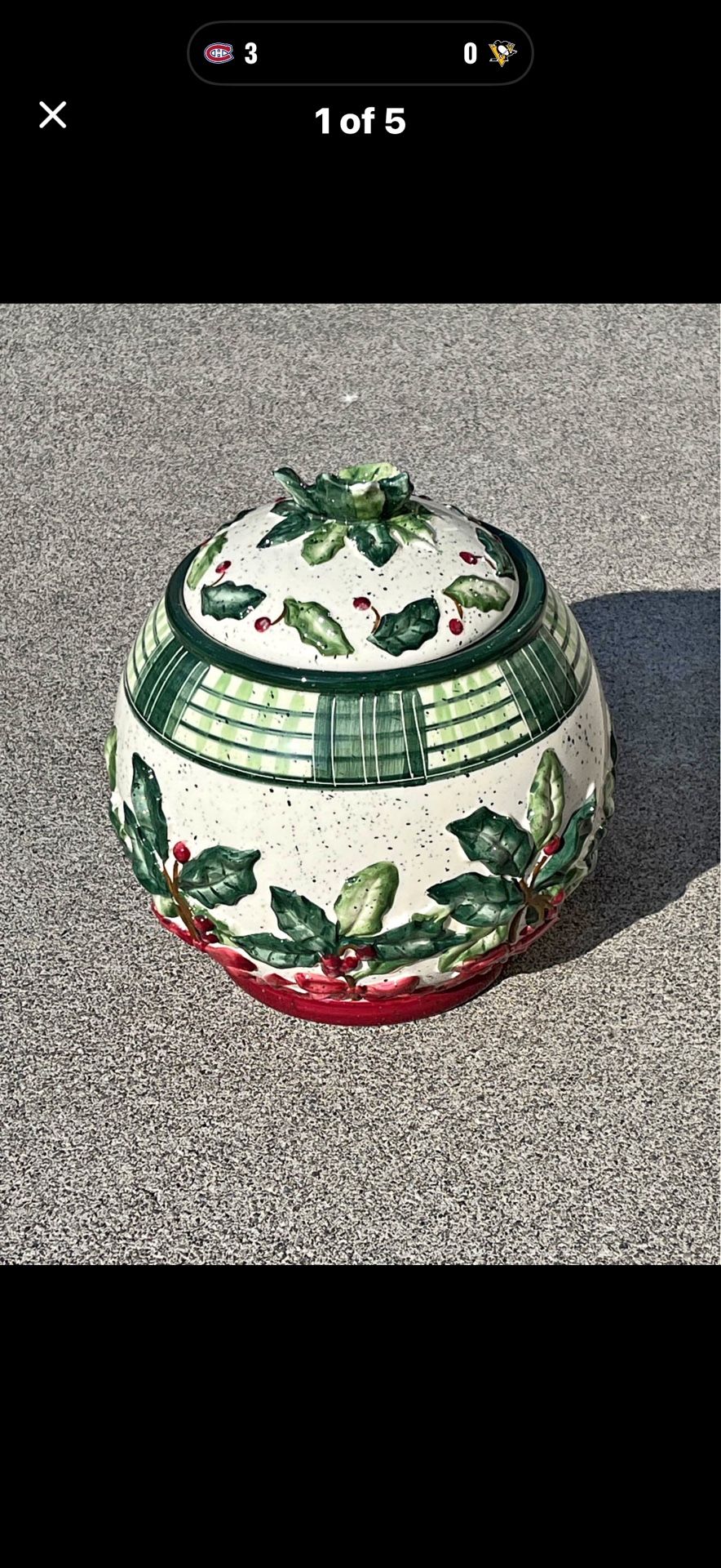 Christmas Cookie Jar