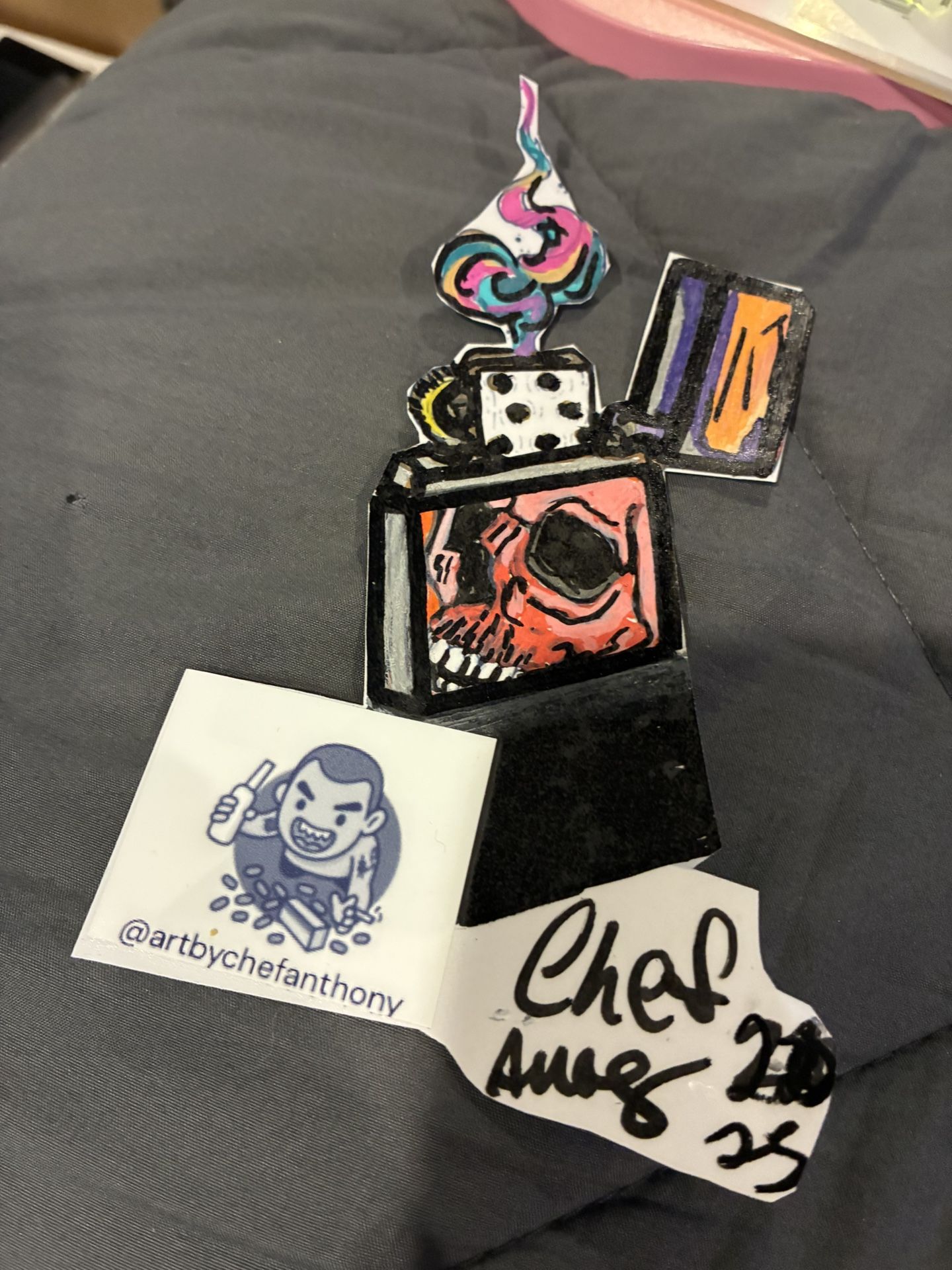 2inc-5inc Custom Stickers, Post Cards And Paintings & More