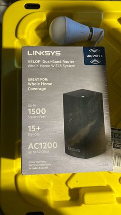Linksys Velop AC1200 Dual-Band WiFi 5 Router