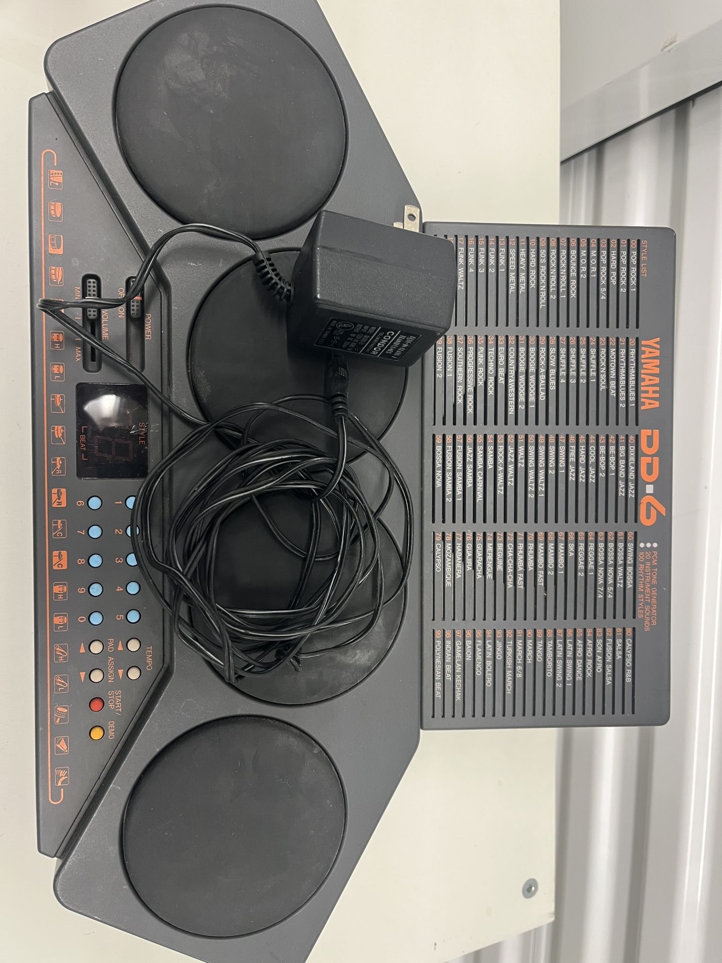 Yamaha DD-6 Drum Machine With Pads And 100 Presets