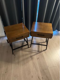 Threshold Corinna Angle Leg Side Table