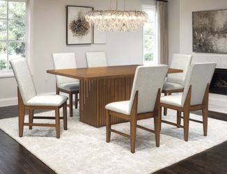 7 Pc Modern Dining Set