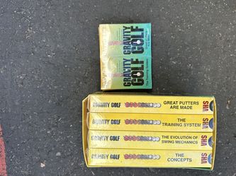 Gravity Golf VHS Training Set by David Lee, Sealed