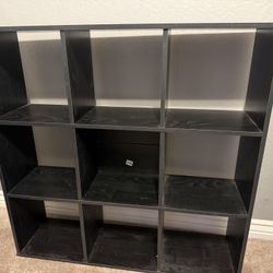 Black Cubicle Shelves