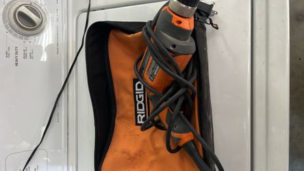 Ridgid 3/8” corded drill comes with carry on bag $40