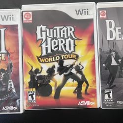 Guitar Hero/Rockband Games For The Wii