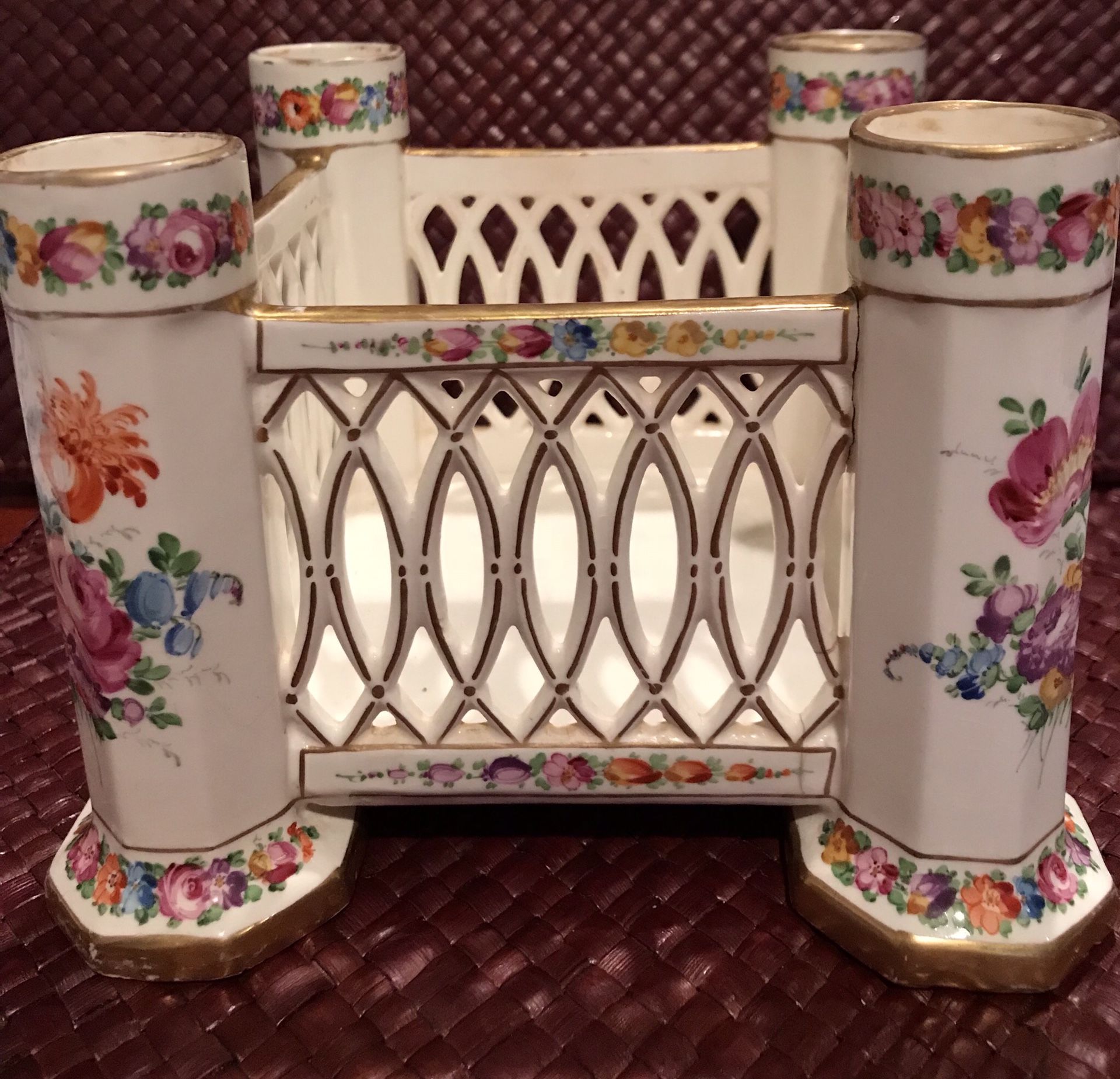 Wright, Tyndale and Van Roden antique porcelain piece
