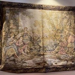 TAPESTRY W/IRON ROD - 56" X 45" -