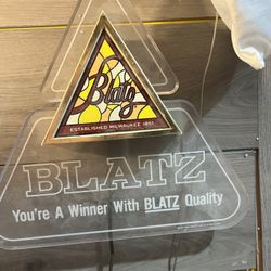 Blatz Beer Light Up Advertisement Sign
