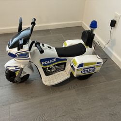 Ride On Police Bike 