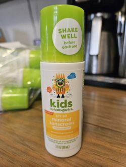 Kids Babyganics Roll On Sunscreen SPF 50