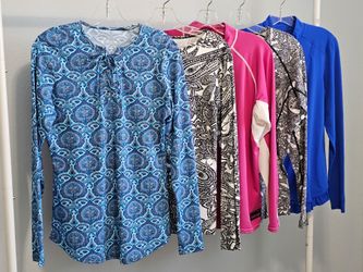 5 Coolibar Swim Shirts UPF 50+ UV Protection