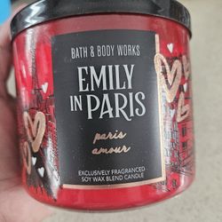 Emily In Paris Bath And Body Works 3 Wick Candle