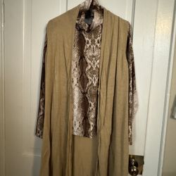 Vest And blouse 