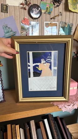 The Spectator's Gaze • Vintage Avant-Garde Framed Art