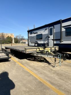 20 Foot Flatbed Deckover PJ Trailer