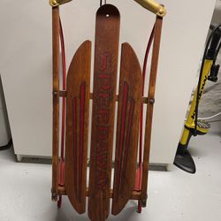 Rare Vintage Speedaway Sled