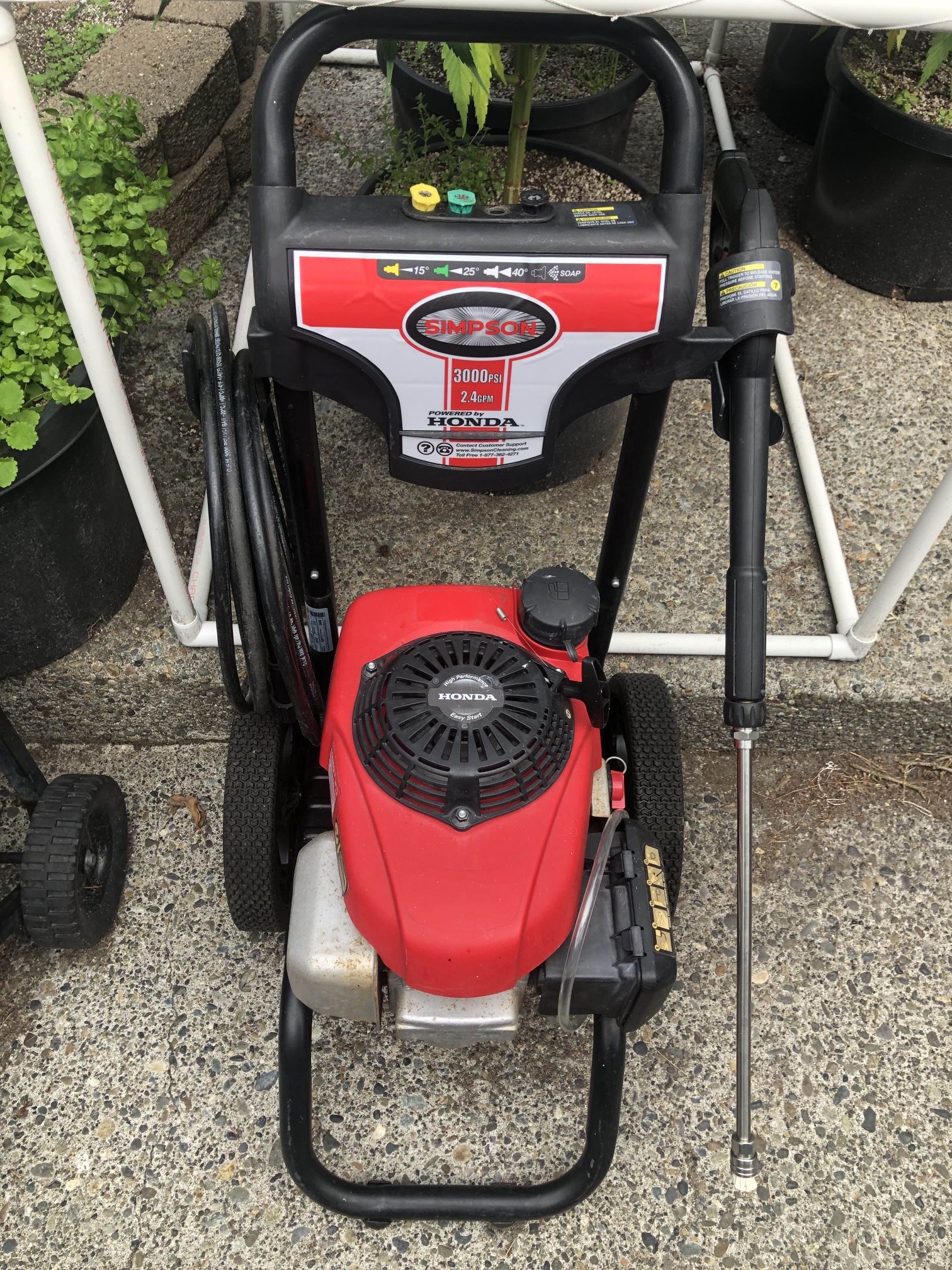 3000 Psi Simpson Pressure Washer