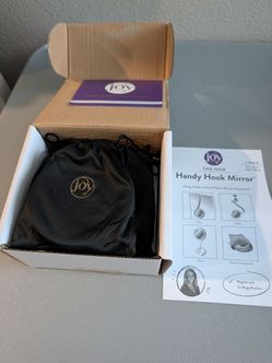 NEW 2 PACK HOOK MAGNIFYING MIRRORS