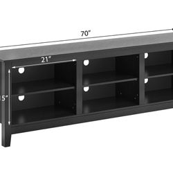 White Floor TV Stand