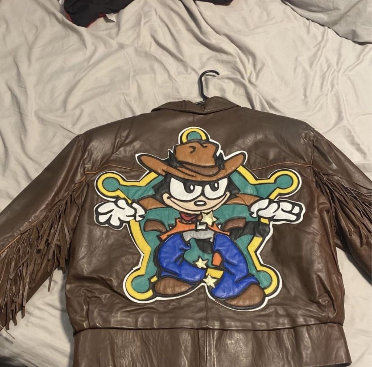 Vintage Leather Jacket , Felix The Cat