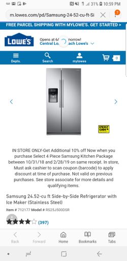 Samsung refrigerator