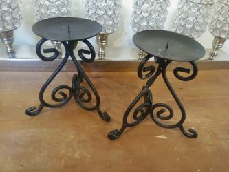2 Candle holders