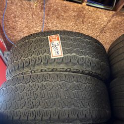 265/70/18 Two Tires Good Years 