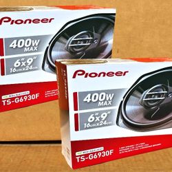 Pioneer G Series Car Speakers 2 Sets 6x9 Inch 3-Way Coaxial Speaker System 800 Watts Package TS-G6930F 🚨 Payment Options Available 🚨 No Credit Neede