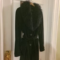 BANANA SUEDE LEATHER TRENCH