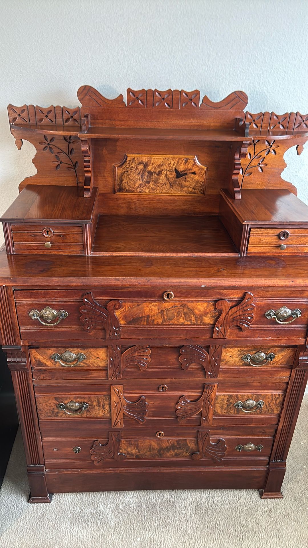 Antique Highboy Dresser