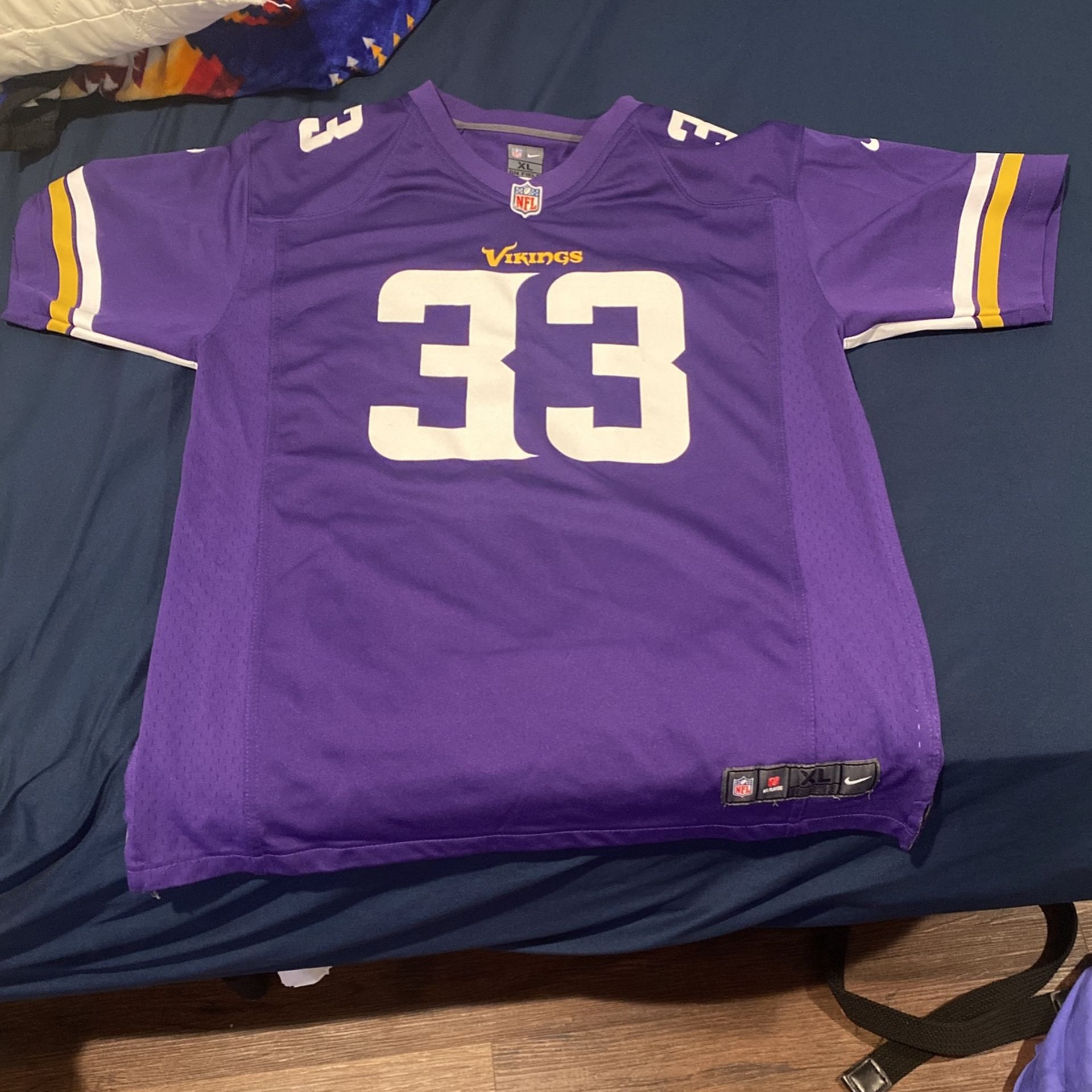 Viking Cook Number 33 Jersey