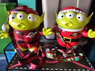 Set Of Toy Story Alien Popcorn Buckets 