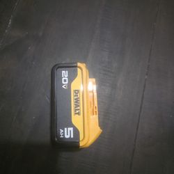Dewalt Battery 20volt 5.0