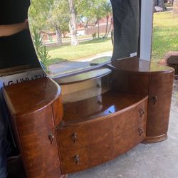 Vintage Dresser & Mirror