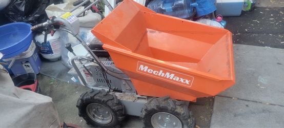 Gasoline-powered wheelbarrow, like new