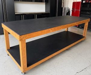 Heavy-Duty 8 x 8 Rolling Workbench
