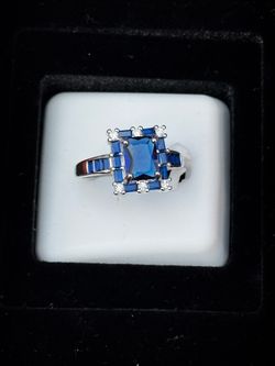 💙💎Blue Sapphire Ring sz 7💍