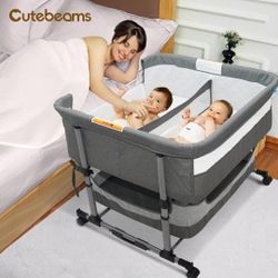 Twin Bassinet for 2 Babies