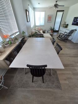 West Elm Mid-Century Dining Table with Insert