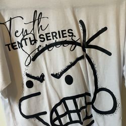 White and black "No Squares" cotton t-shirt