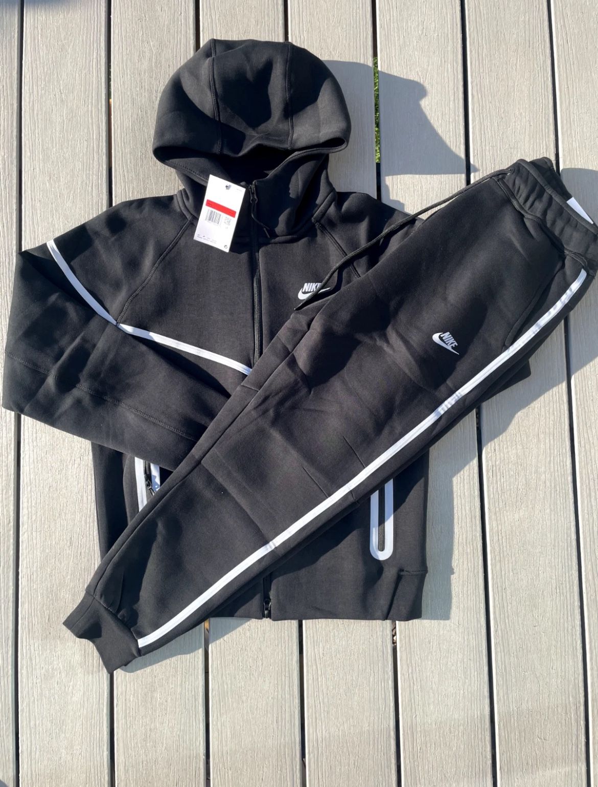 Black Reflective Nike Tech