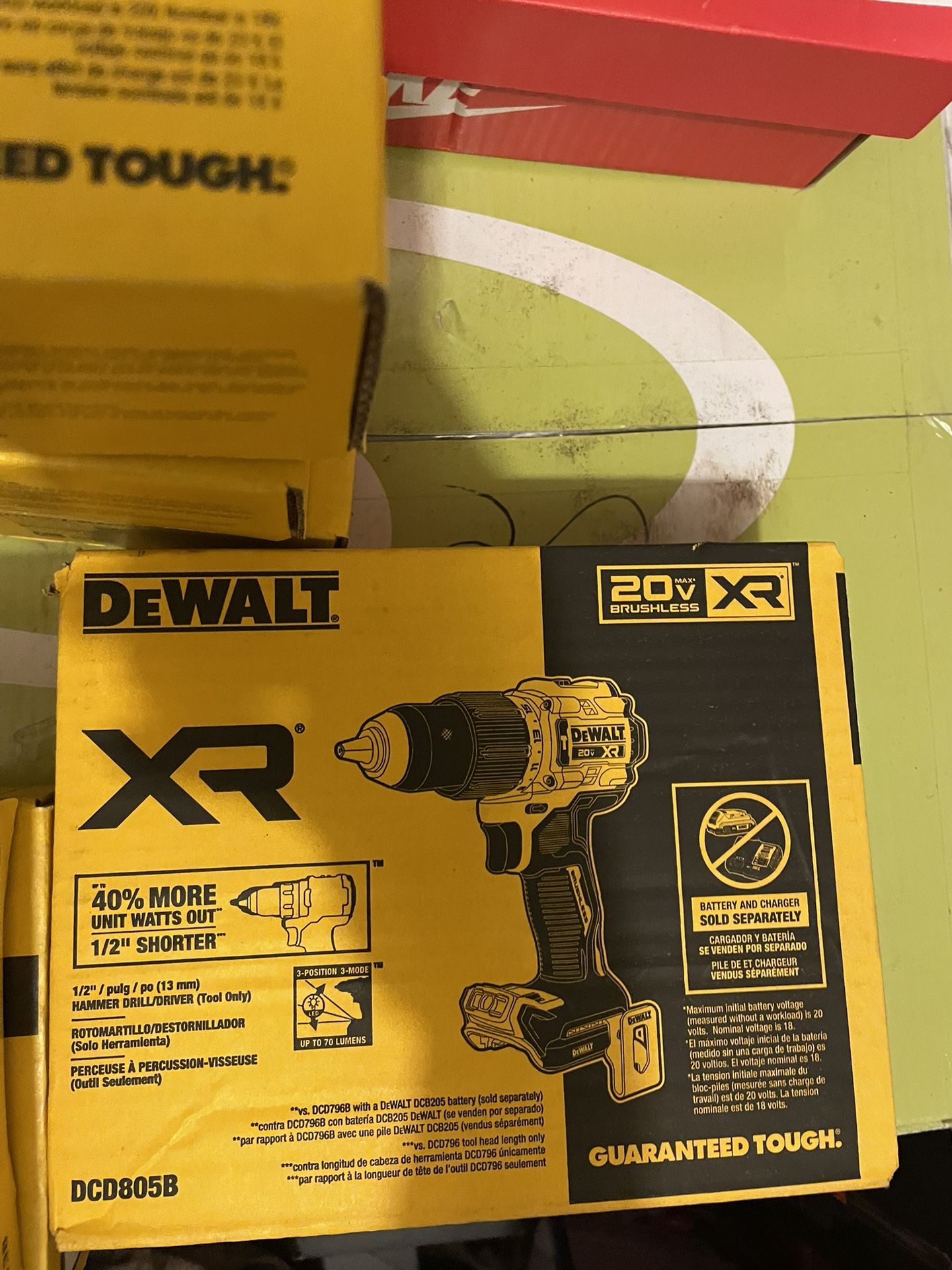 Dewalt XR 20v 1/2” Hammer Drill