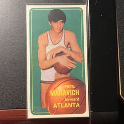 Pete Maravich Topps Rookie Reprint Card