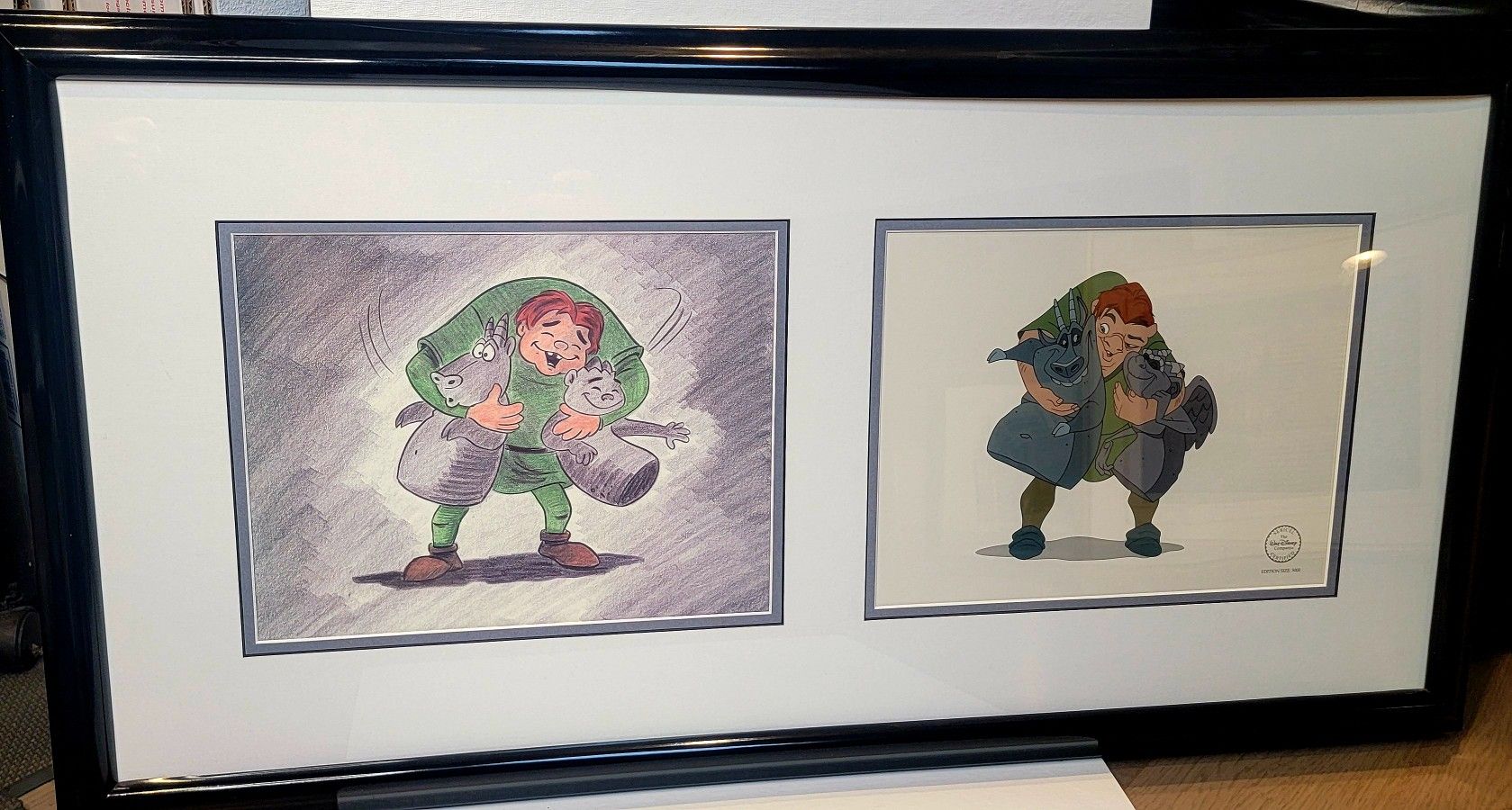 The Walt Disney, limited edition serigraph, The Hunchback of Notre Dame , 1996, w Certificate